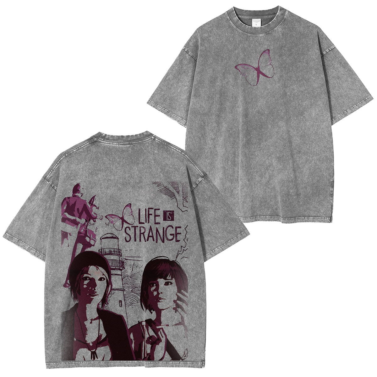 Life Is Strange Cotton Vintage Washed Unisex T-Shirt