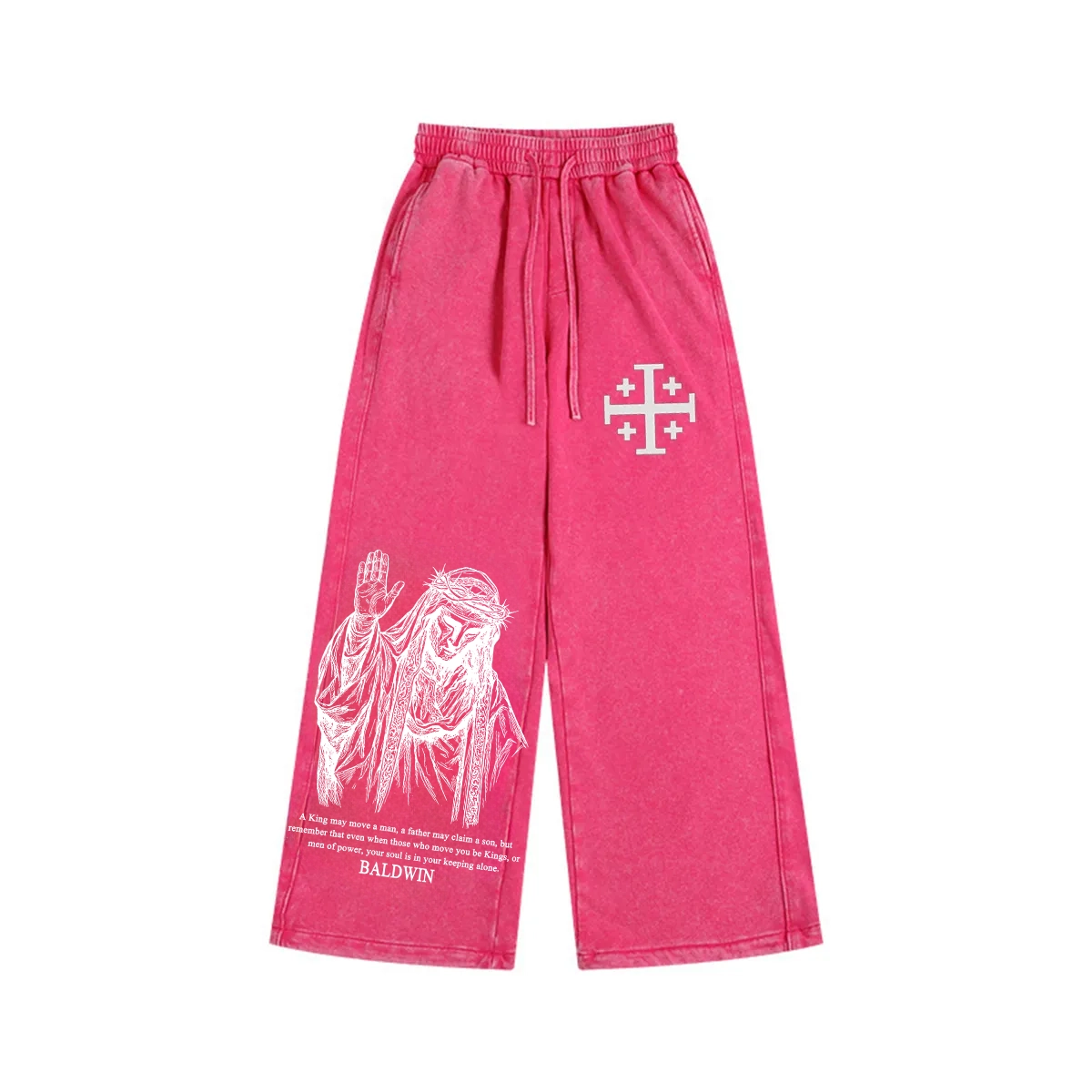 Baldwin IV never gave in to illness King of Jerusalem Vintage Washed Shorts/Pants