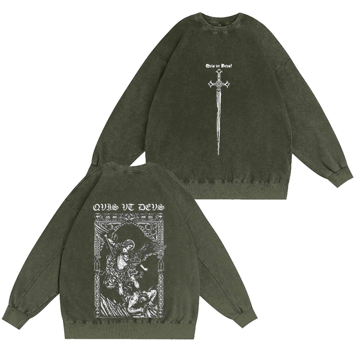 Archangel Saint Michael Vintage Washed T-shirt/Crewneck/Hoodie