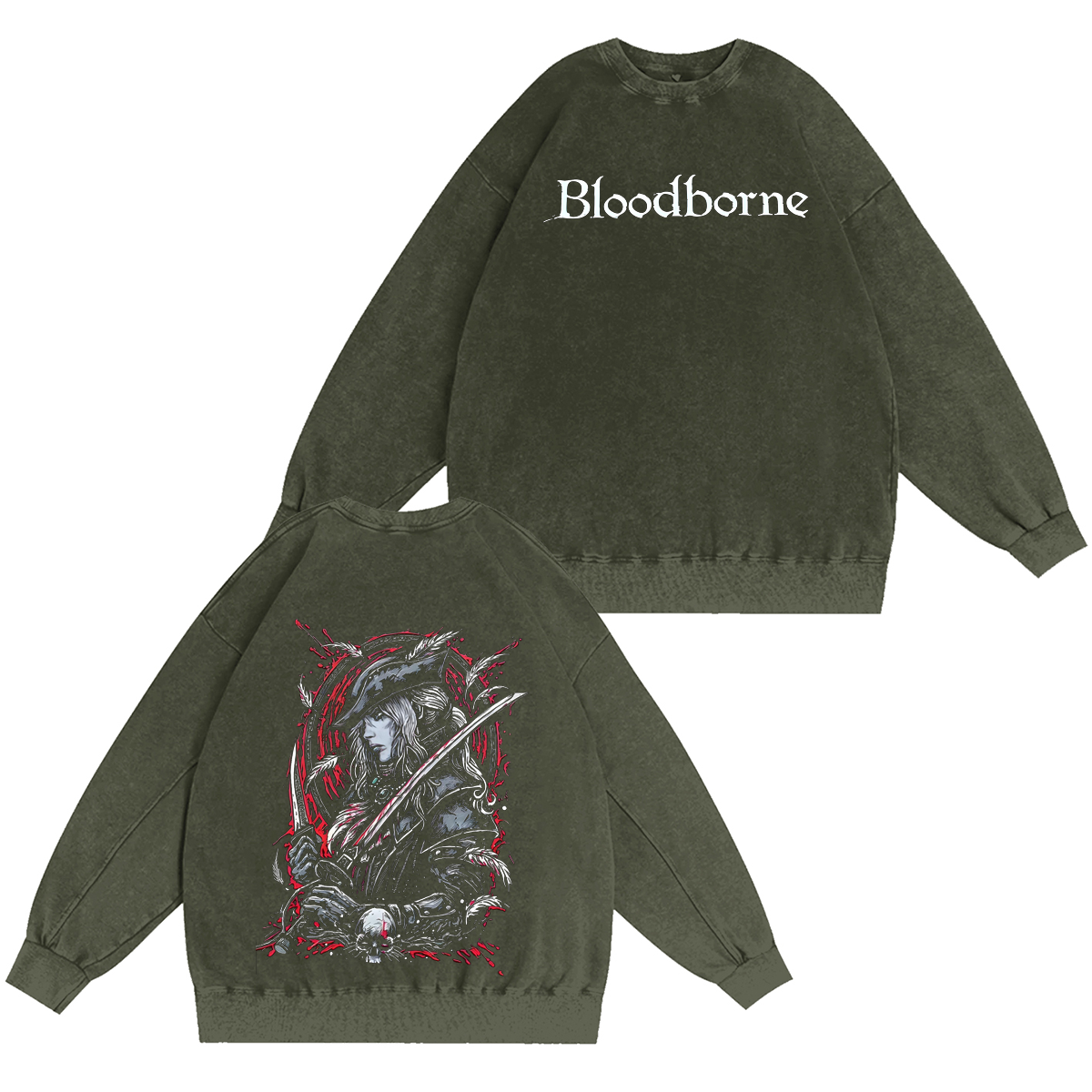 Bloodborne Vintage Washed T-shirt/Crewneck/Hoodie