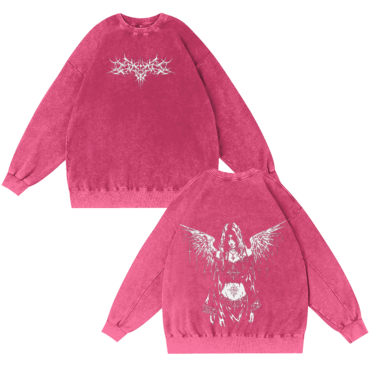 Angel Wings Vintage Washed T-shirt/Crewneck/Hoodie