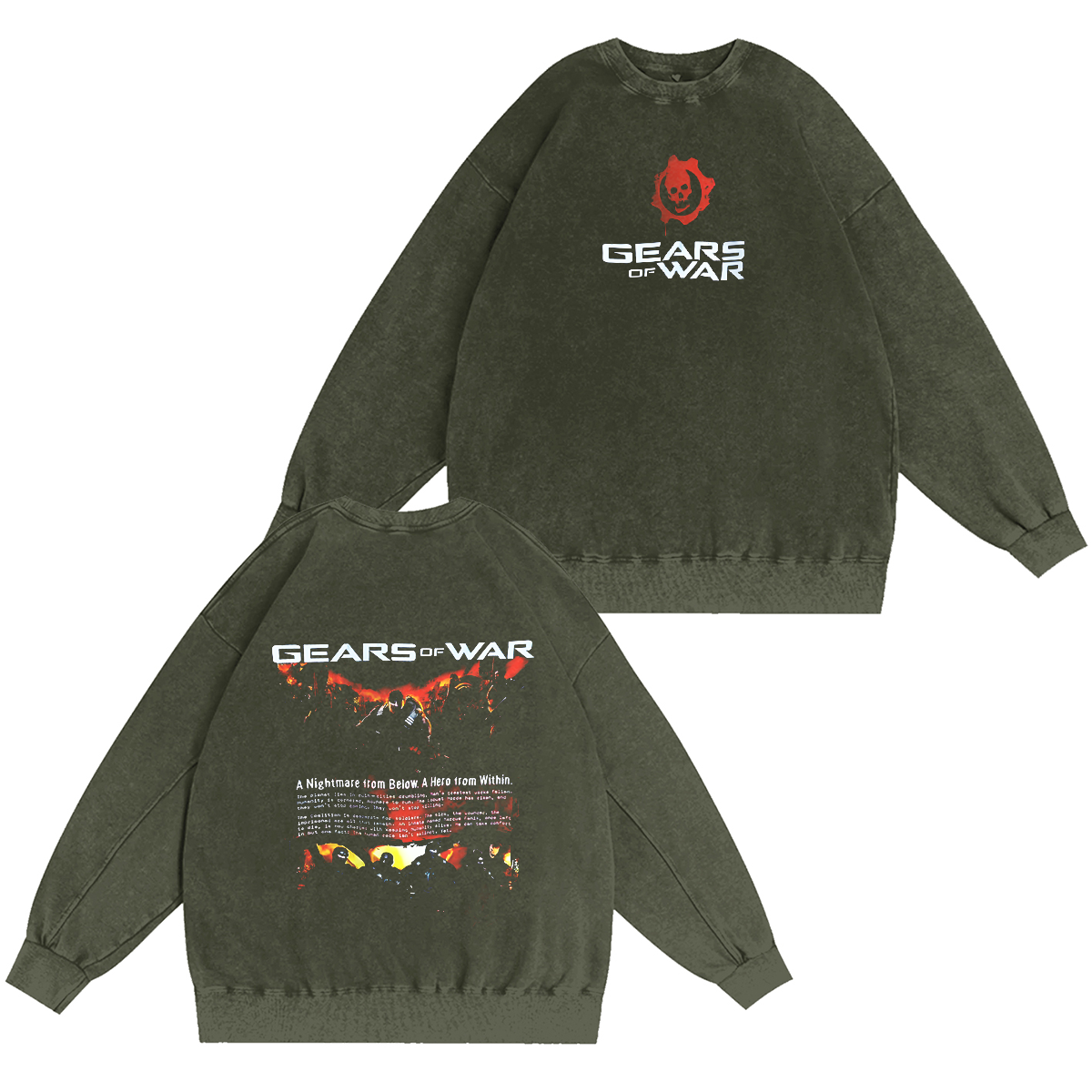 Gears of War Vintage Washed T-shirt/Crewneck/Hoodie