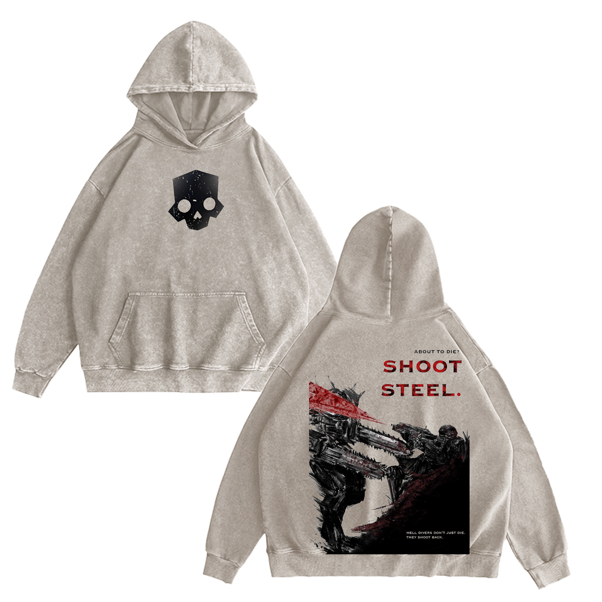 Helldivers 2 Vintage Washed T-shirt/Crewneck/Hoodie