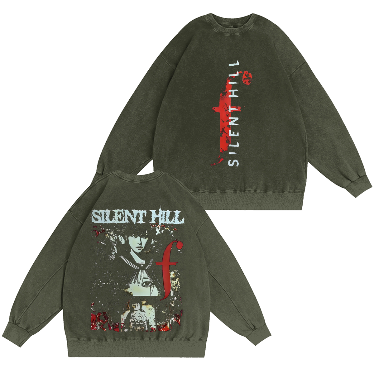 Silent Hill F Vintage Washed T-shirt/Crewneck/Hoodie