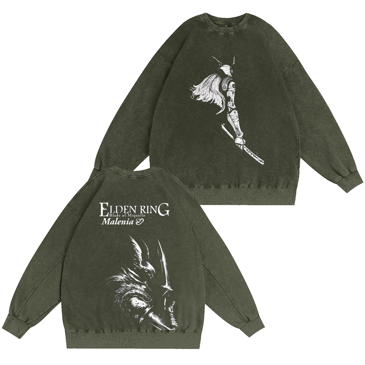 Elden Ring Malenia the Severed Vintage Washed T-shirt/Crewneck/Hoodie