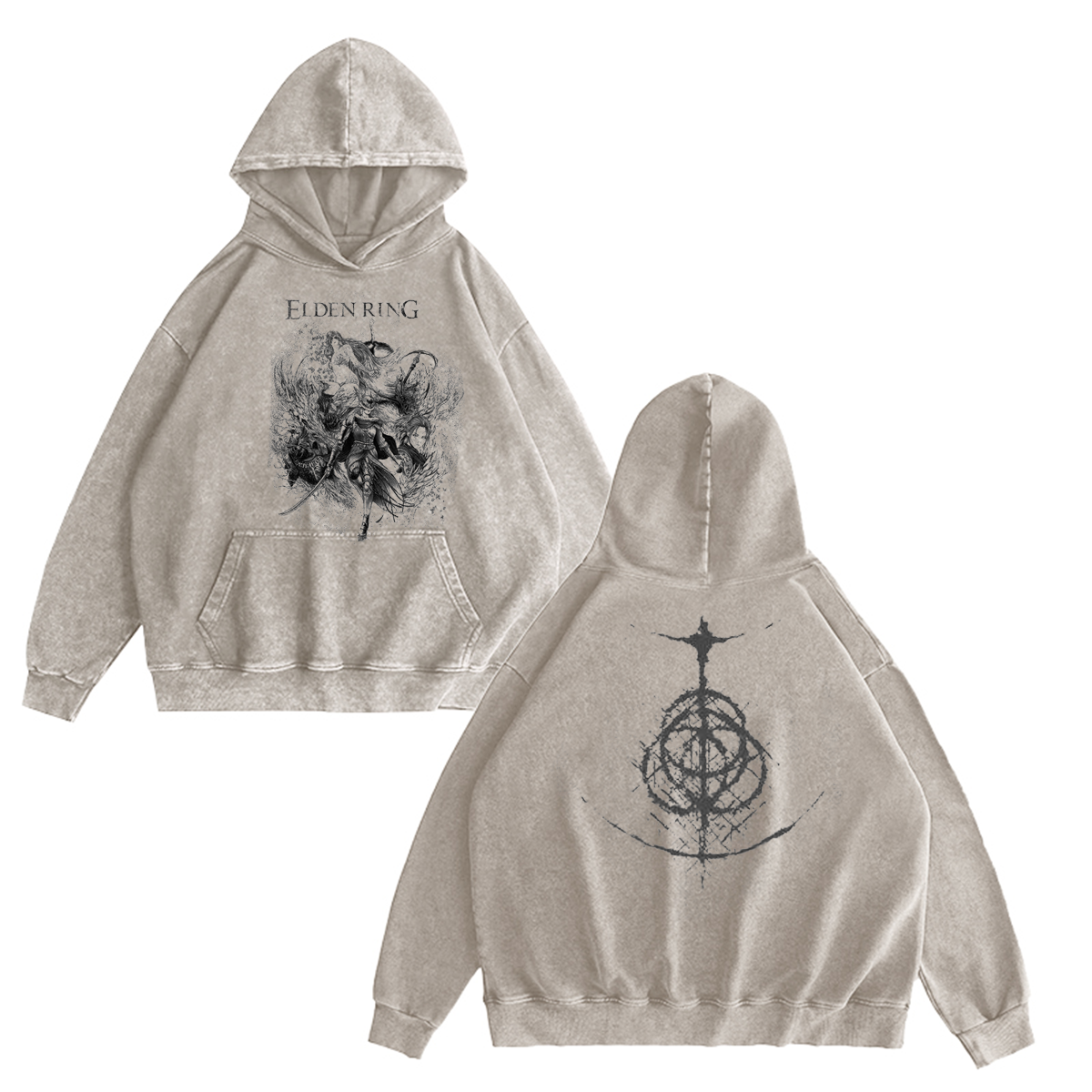 Elden Ring Vintage Washed T-shirt/Crewneck/Hoodie