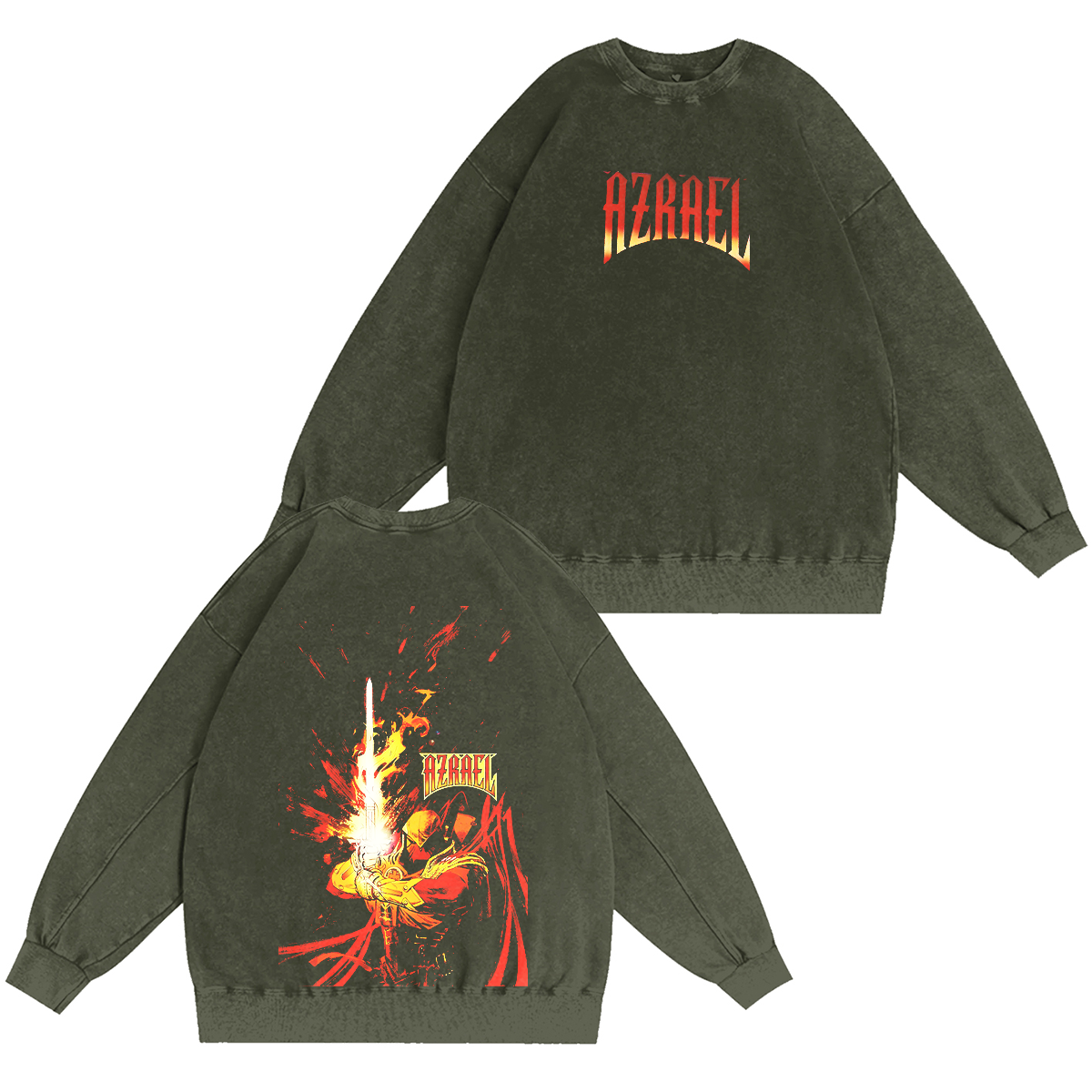 Azrael Avenging Angel Vintage Washed T-shirt/Crewneck/Hoodie
