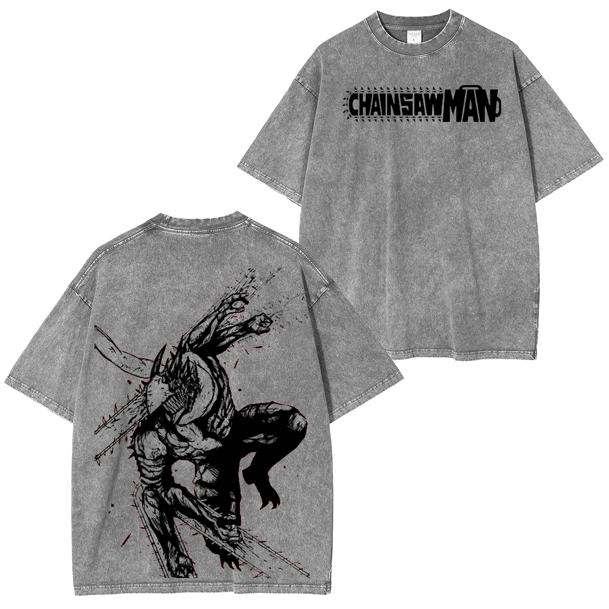 Chainsaw Man Vintage Washed T-shirt/Crewneck/Hoodie