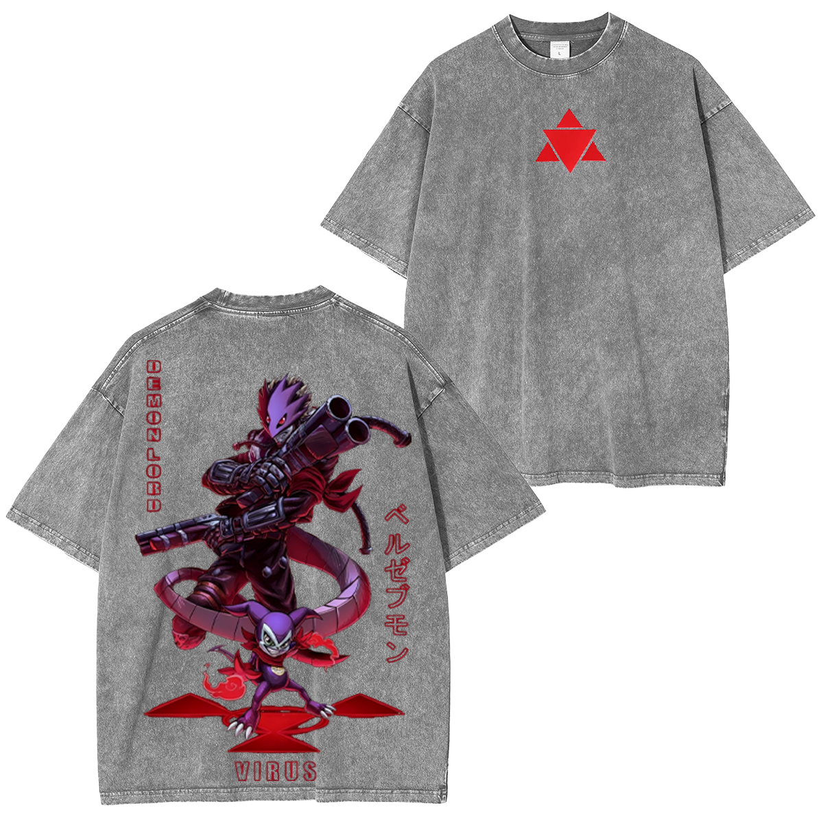 Digimon Vintage Washed T-shirt/Crewneck/Hoodie