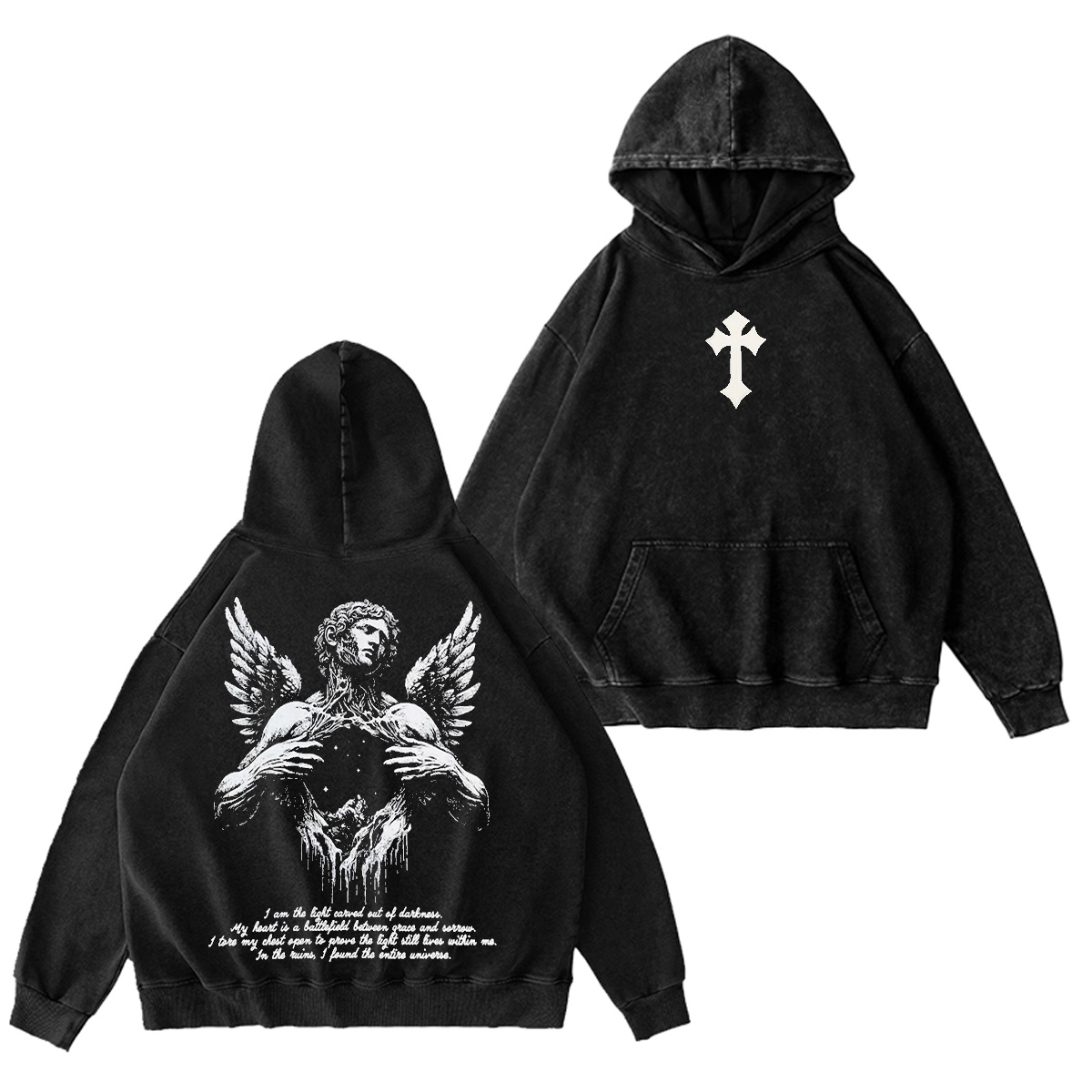 Fallen Angel Washed T-shirt/Crewneck/Hoodie