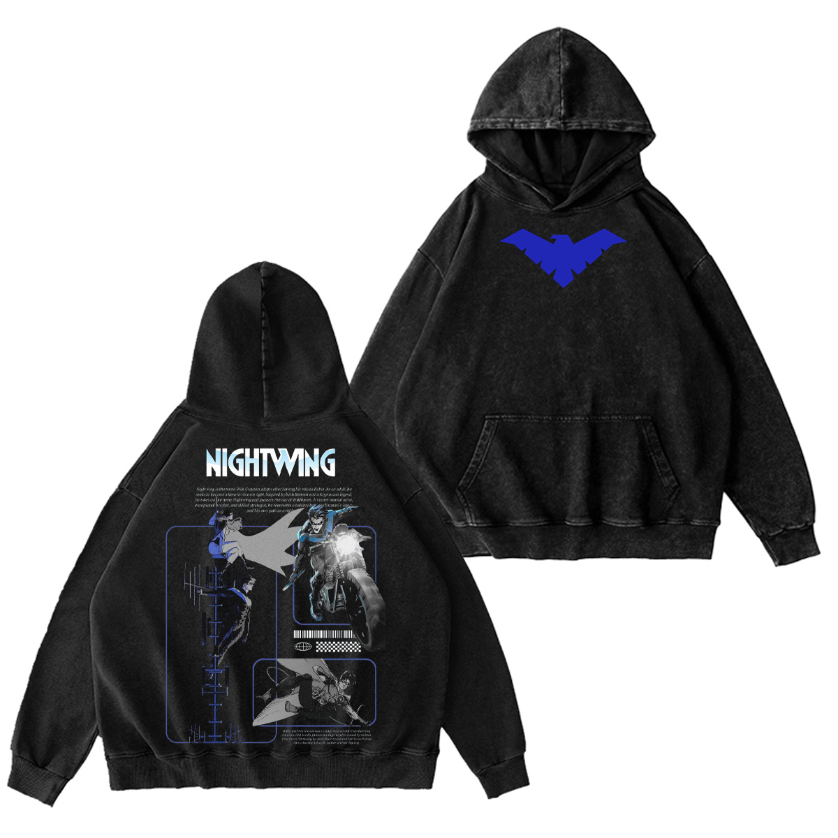 Nightwing Washed T-shirt/Crewneck/Hoodie