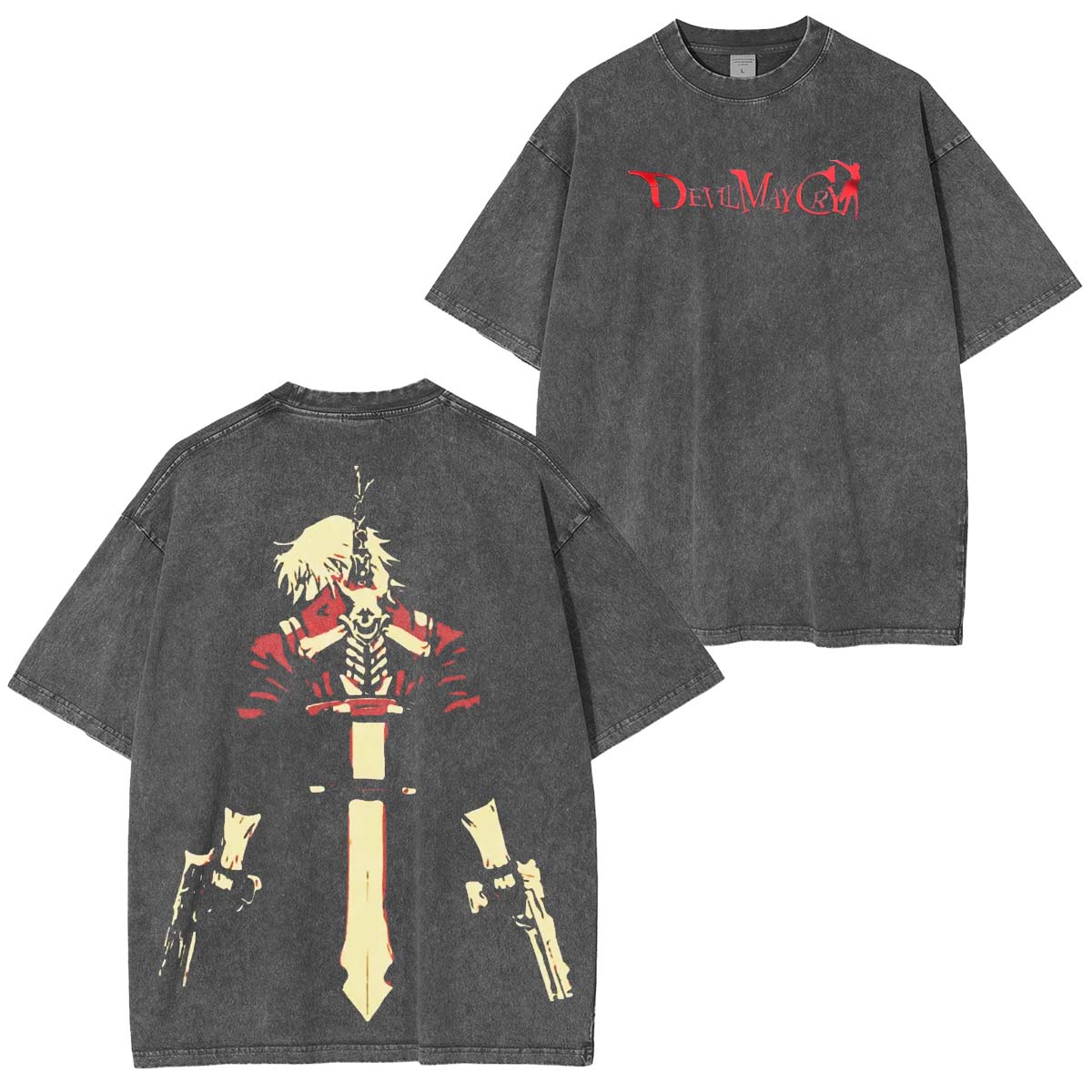 Devil May Cry Dante Vintage Washed Unisex T-Shirt