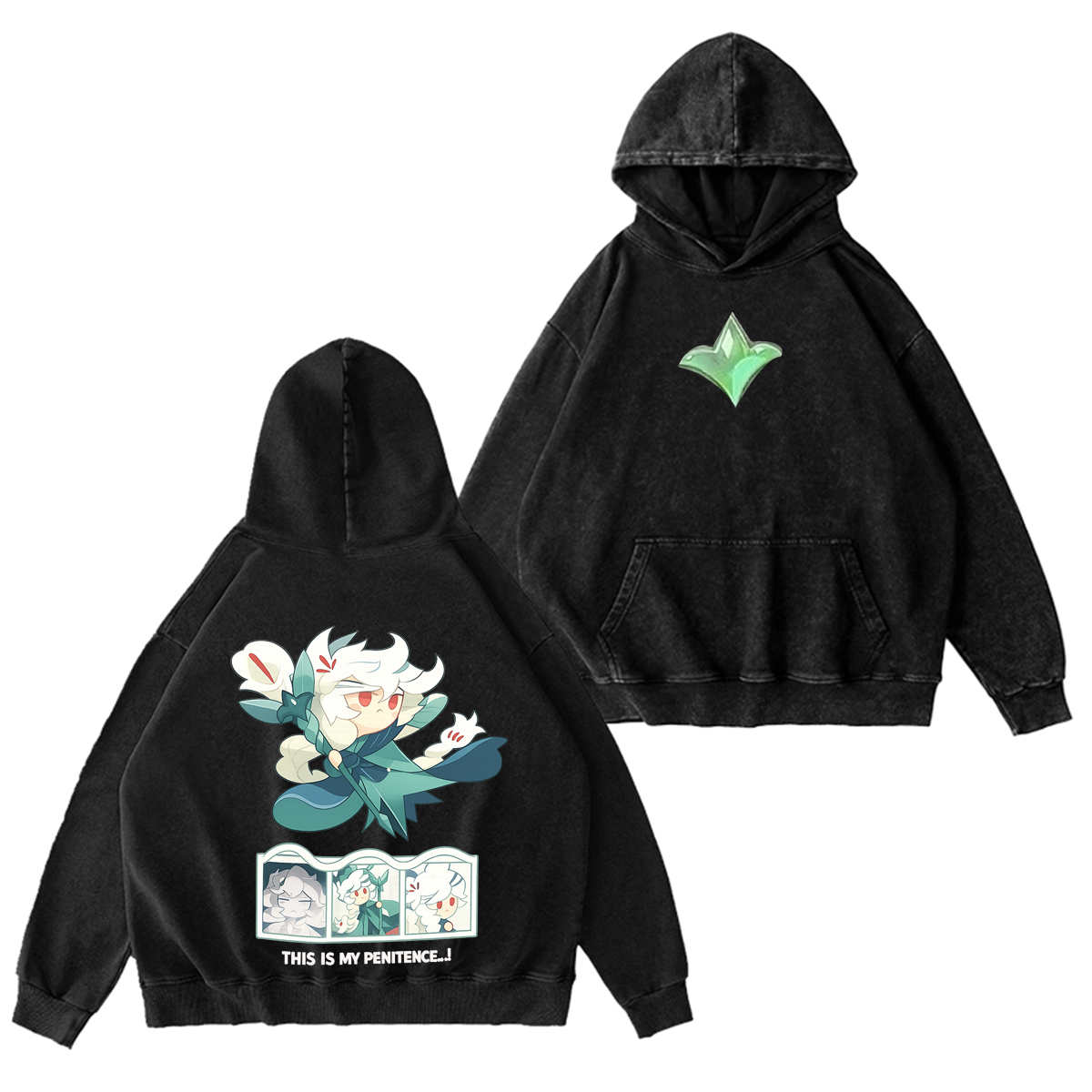 White Lily Cookie Unisex Washed T-shirt/Crewneck/Hoodie