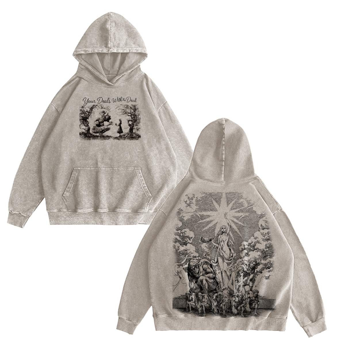 Attack on Titan Washed T-shirt/Crewneck/Hoodie