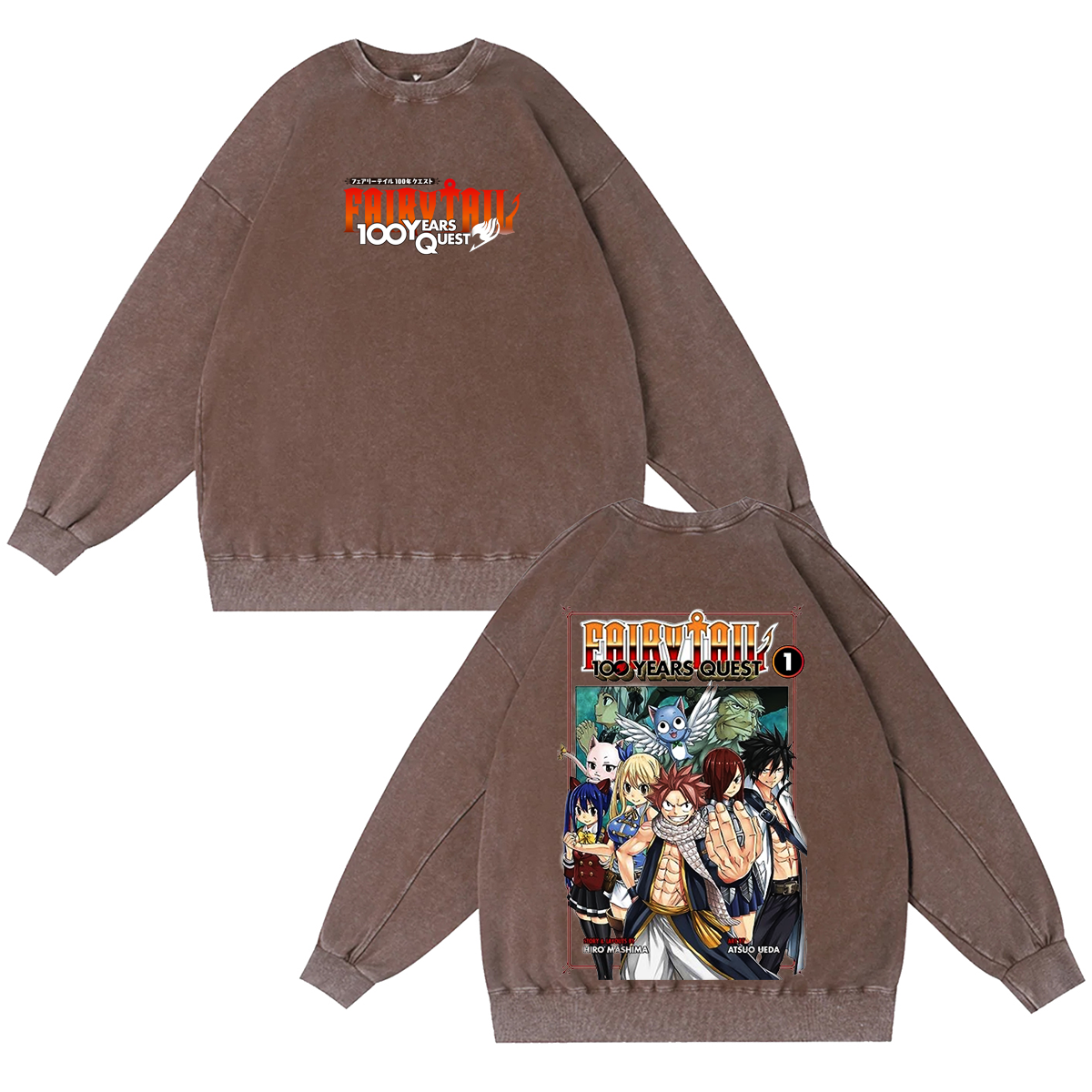 Fairy Tail: 100 Years Quest Unisex Washed T-shirt/Crewneck/Hoodie