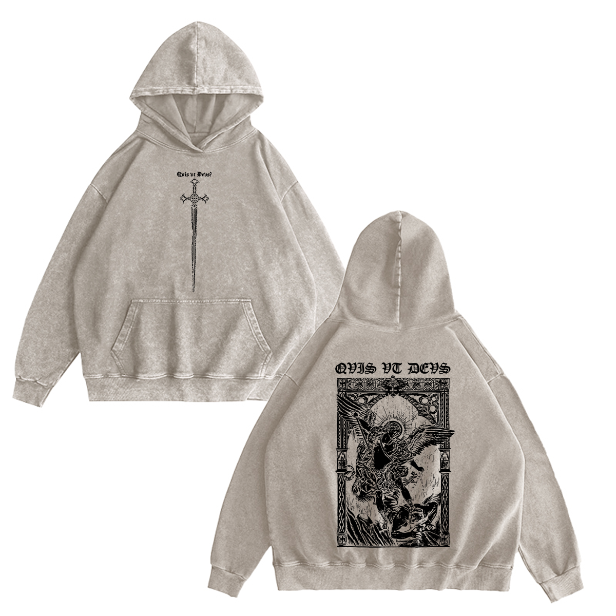 Archangel Saint Michael Vintage Washed T-shirt/Crewneck/Hoodie