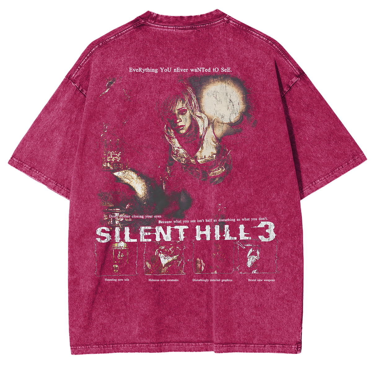 Silent Hill 3 - Everything You Never Wanted To See Unisex Washed T-Shirt