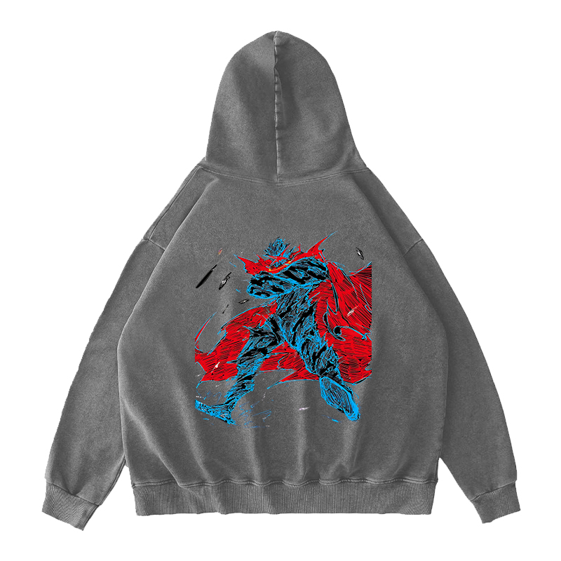 Gurren Lagann Unisex Washed Hoodie