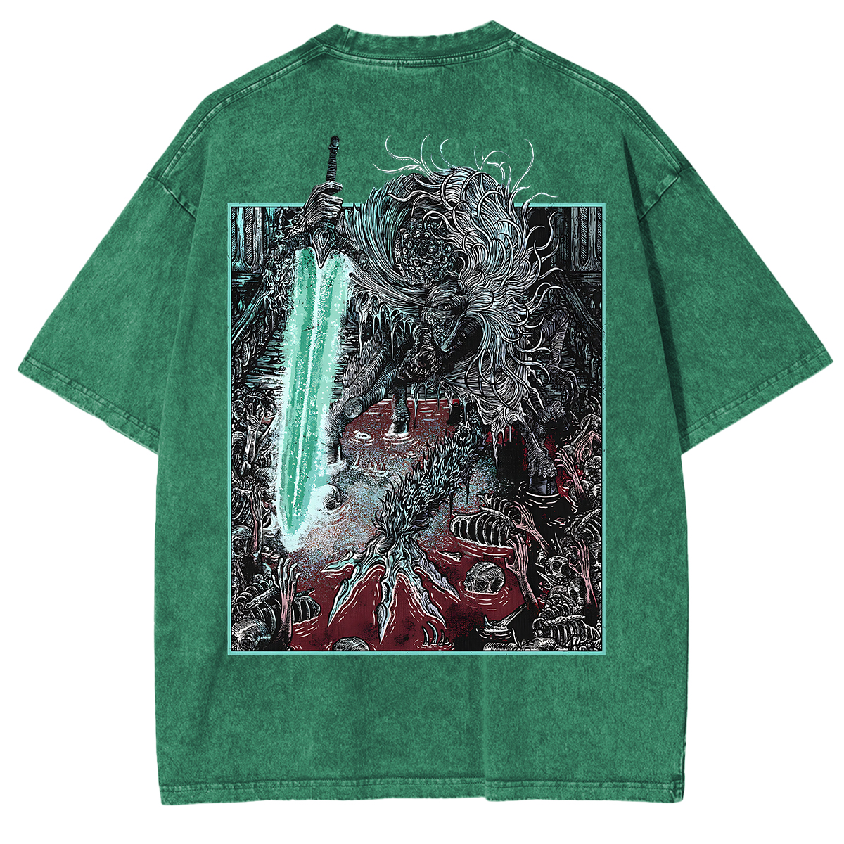 Bloodborne Ludwig The Accursed Holy Blade Grim Unisex Washed T-Shirt
