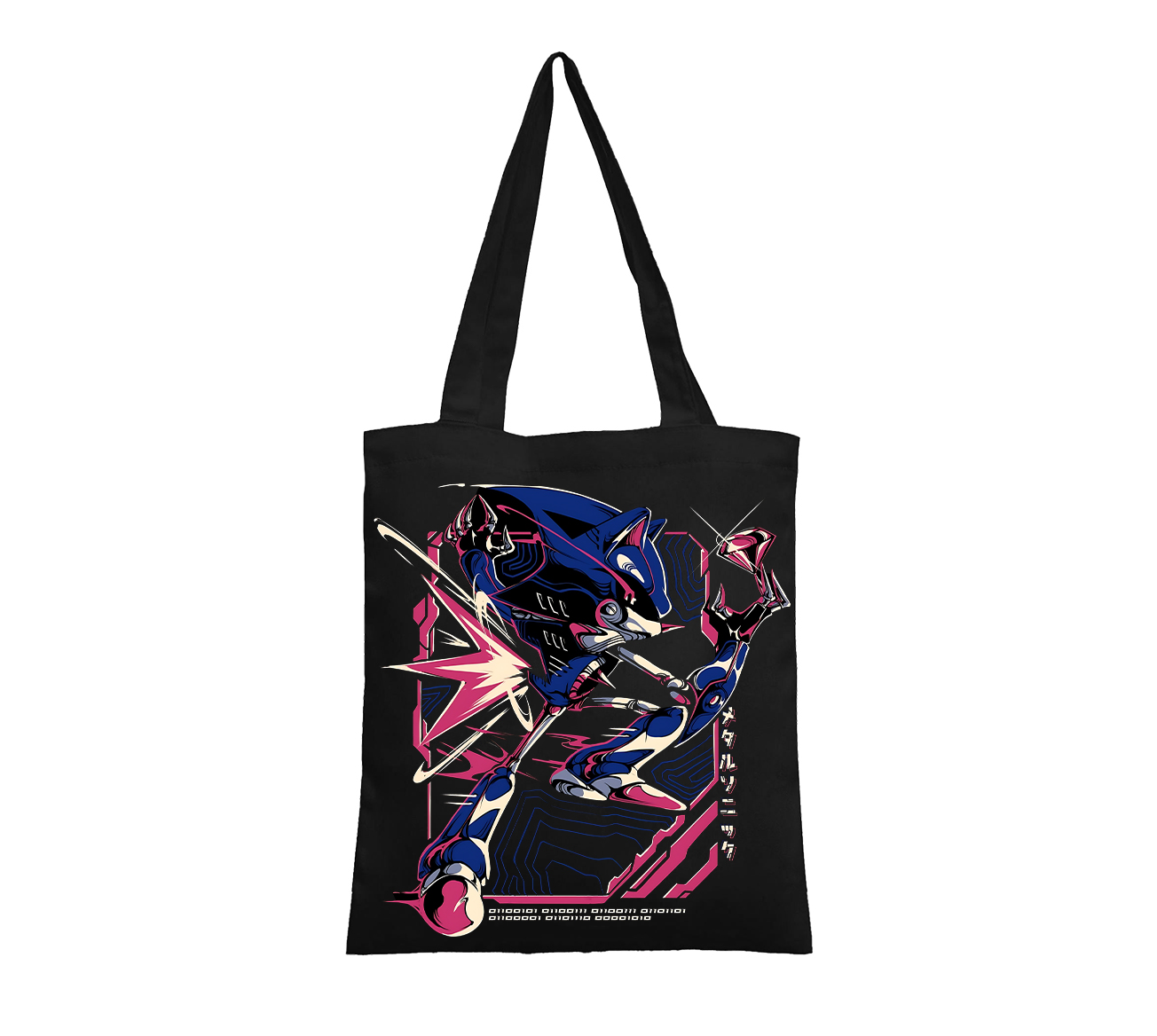 Metal Sonic & Shadow Canvas Tote Bag