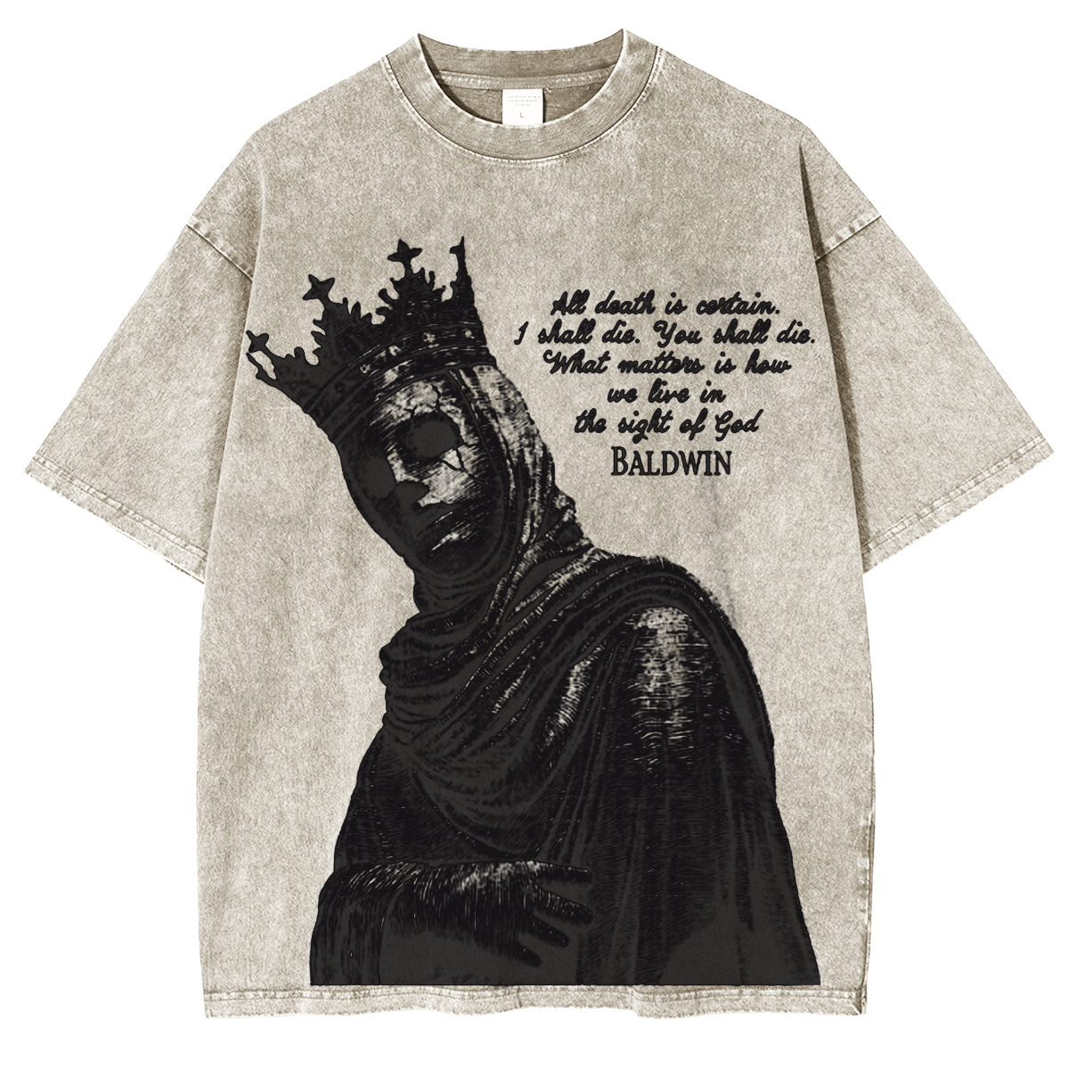 Baldwin Crusader Vintage Washed Unisex T-Shirt