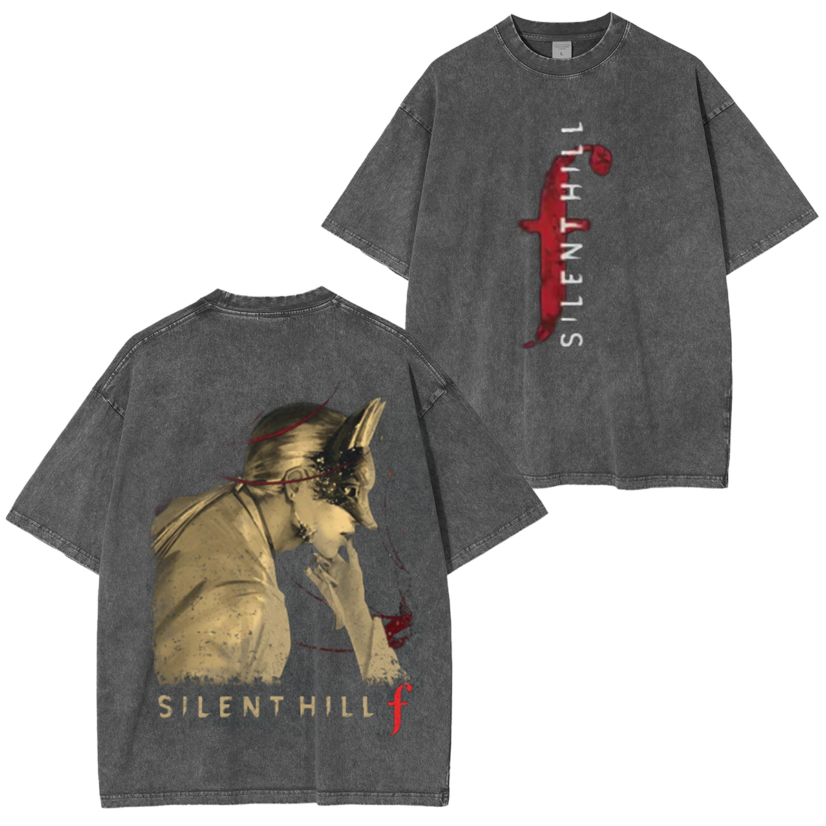 Silent Hill f Horror Game Vintage Washed T-shirt/Crewneck/Hoodie