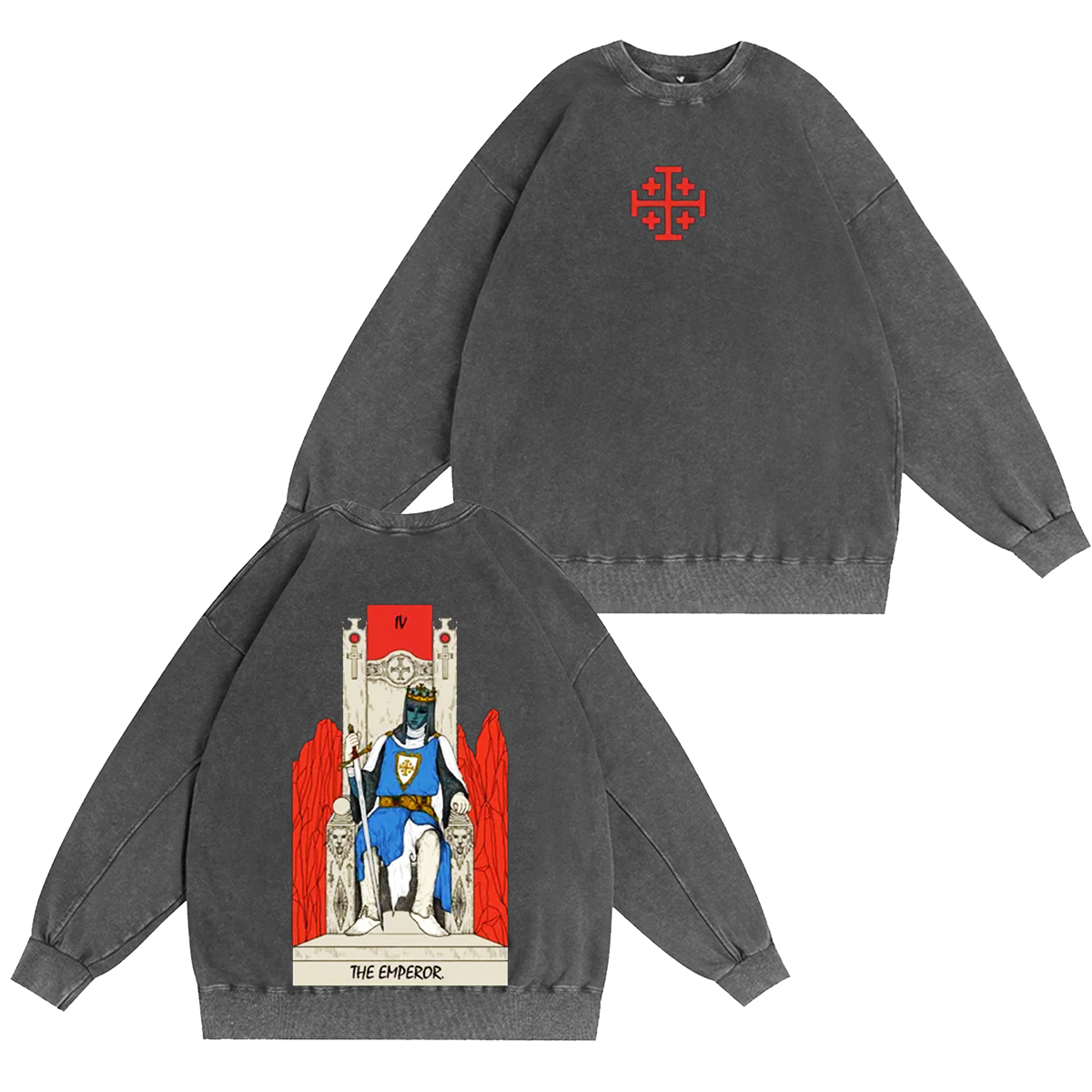 Leper King Baldwin IV  Vintage Washed T-shirt/Crewneck/Hoodie