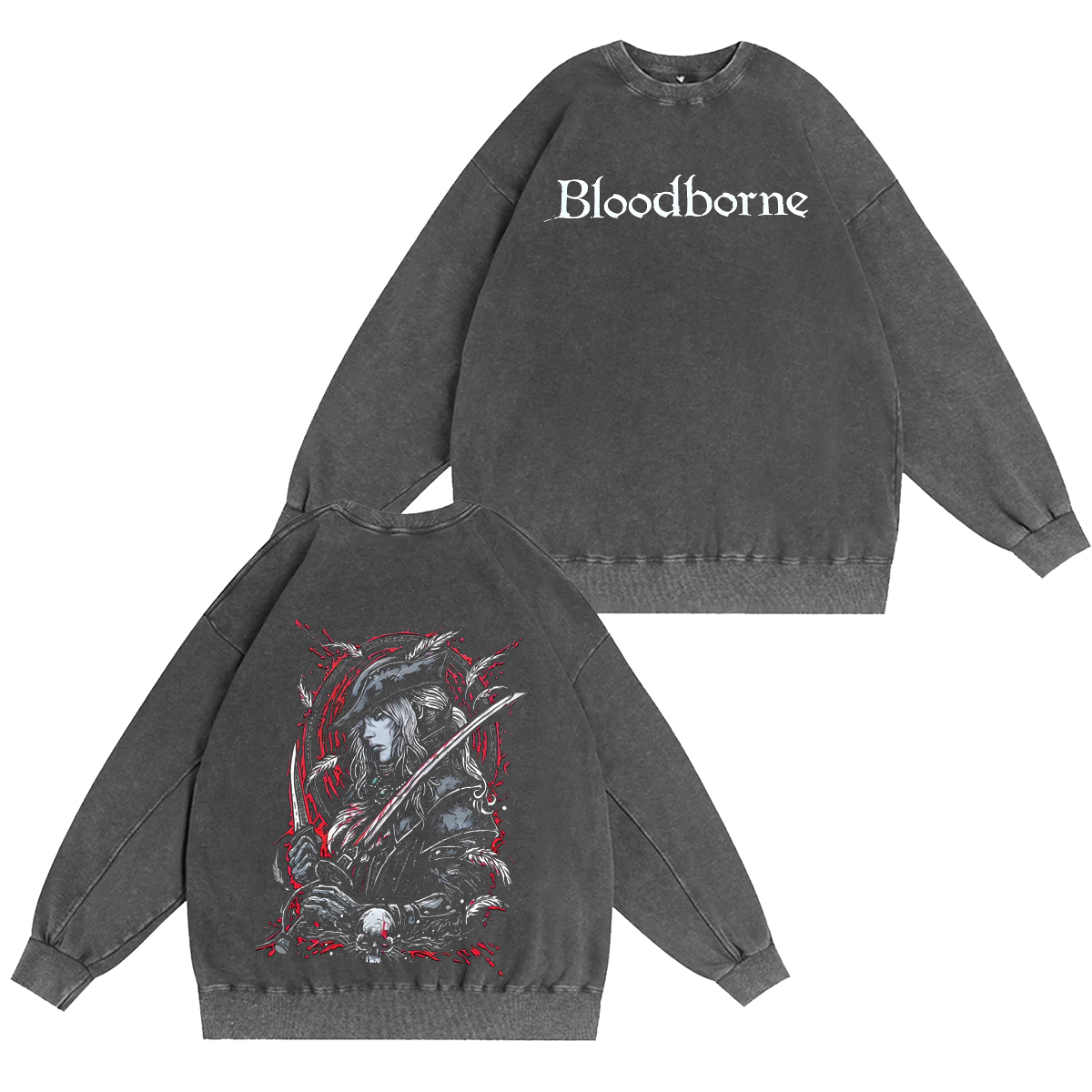 Bloodborne Vintage Washed T-shirt/Crewneck/Hoodie