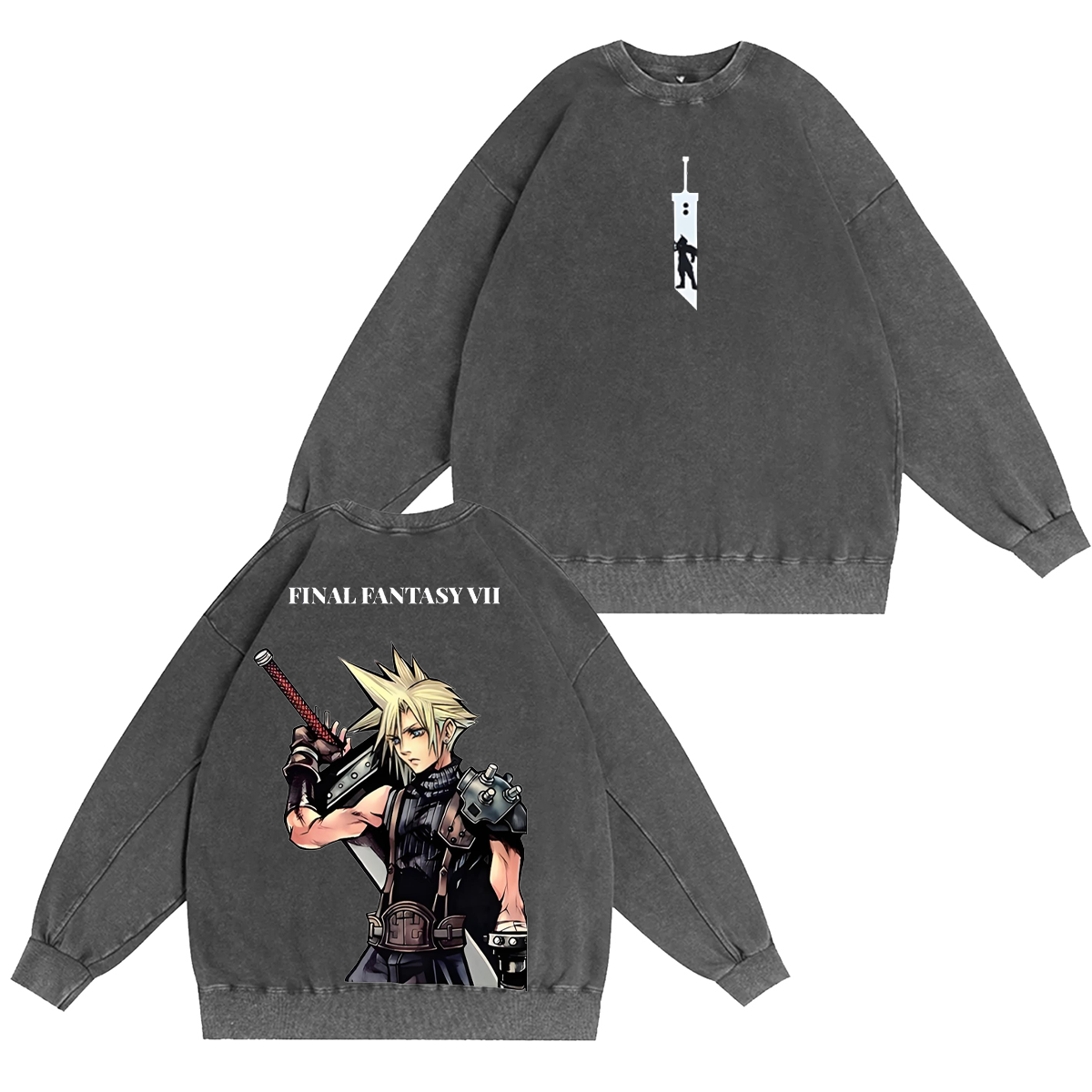 Final Fantasy VII Vintage Washed T-shirt/Crewneck/Hoodie