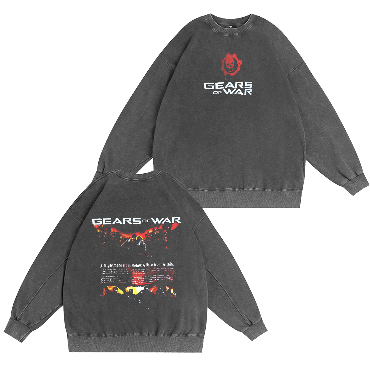 Gears of War Vintage Washed T-shirt/Crewneck/Hoodie