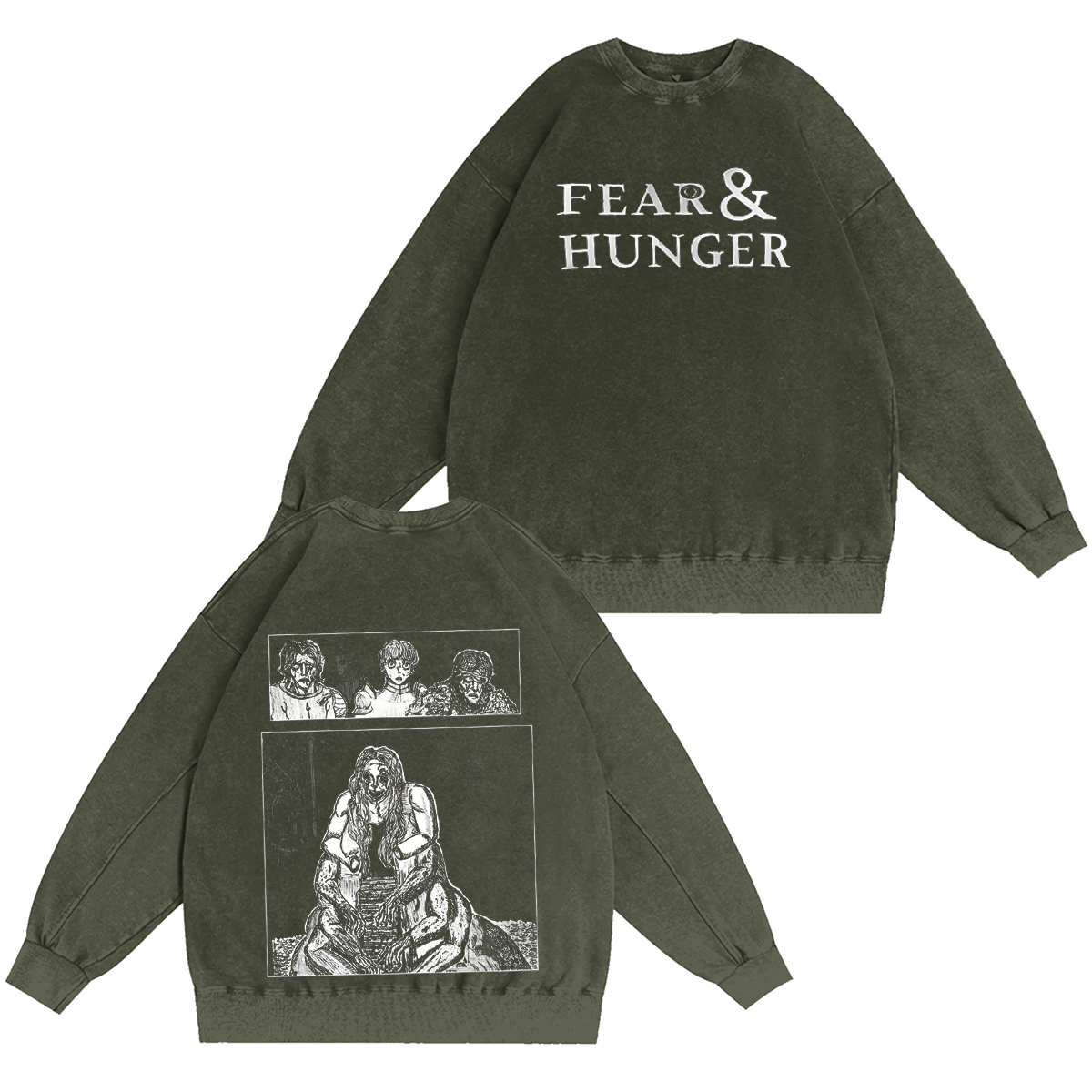 Fear & Hunger Vintage Washed T-shirt/Crewneck/Hoodie