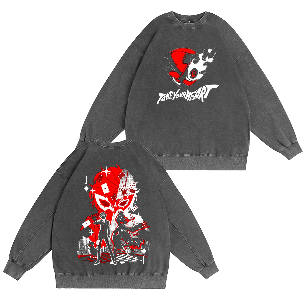 Persona 5 Vintage Washed T-shirt/Crewneck/Hoodie