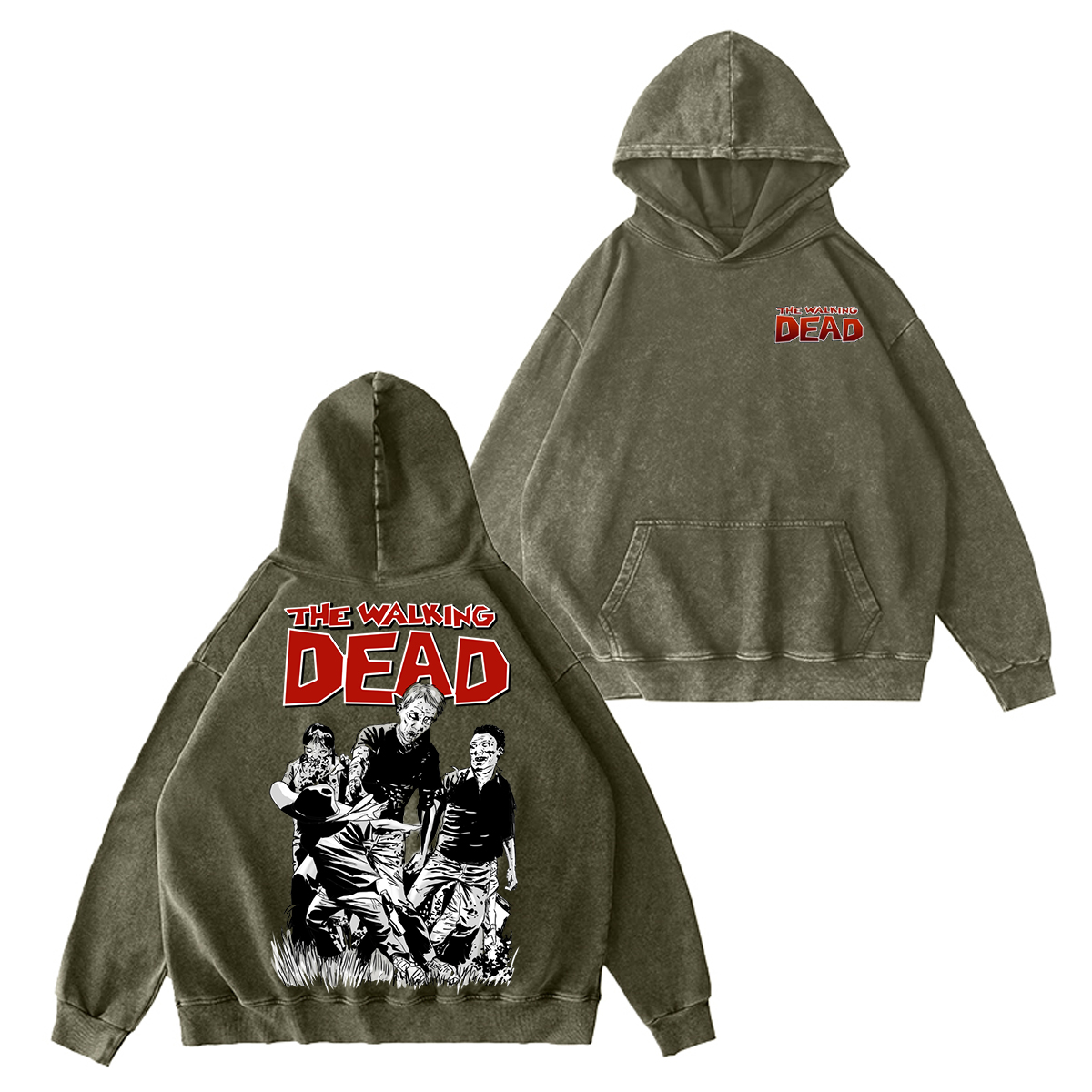 The Walking Dead Vintage Washed T-shirt/Crewneck/Hoodie
