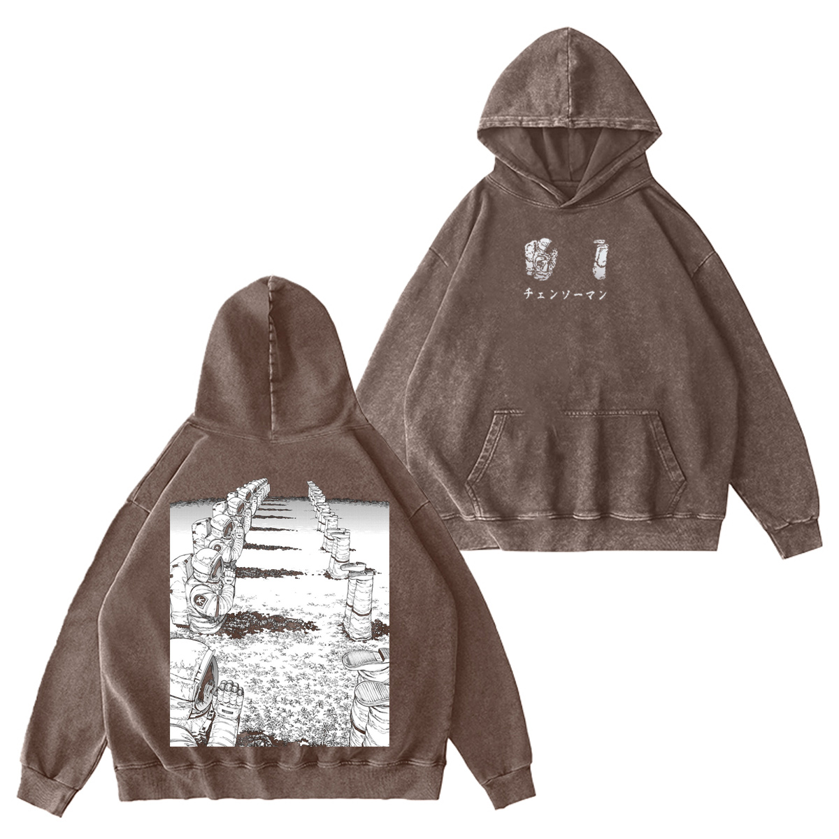 Chainsaw Man Washed T-shirt/Crewneck/Hoodie