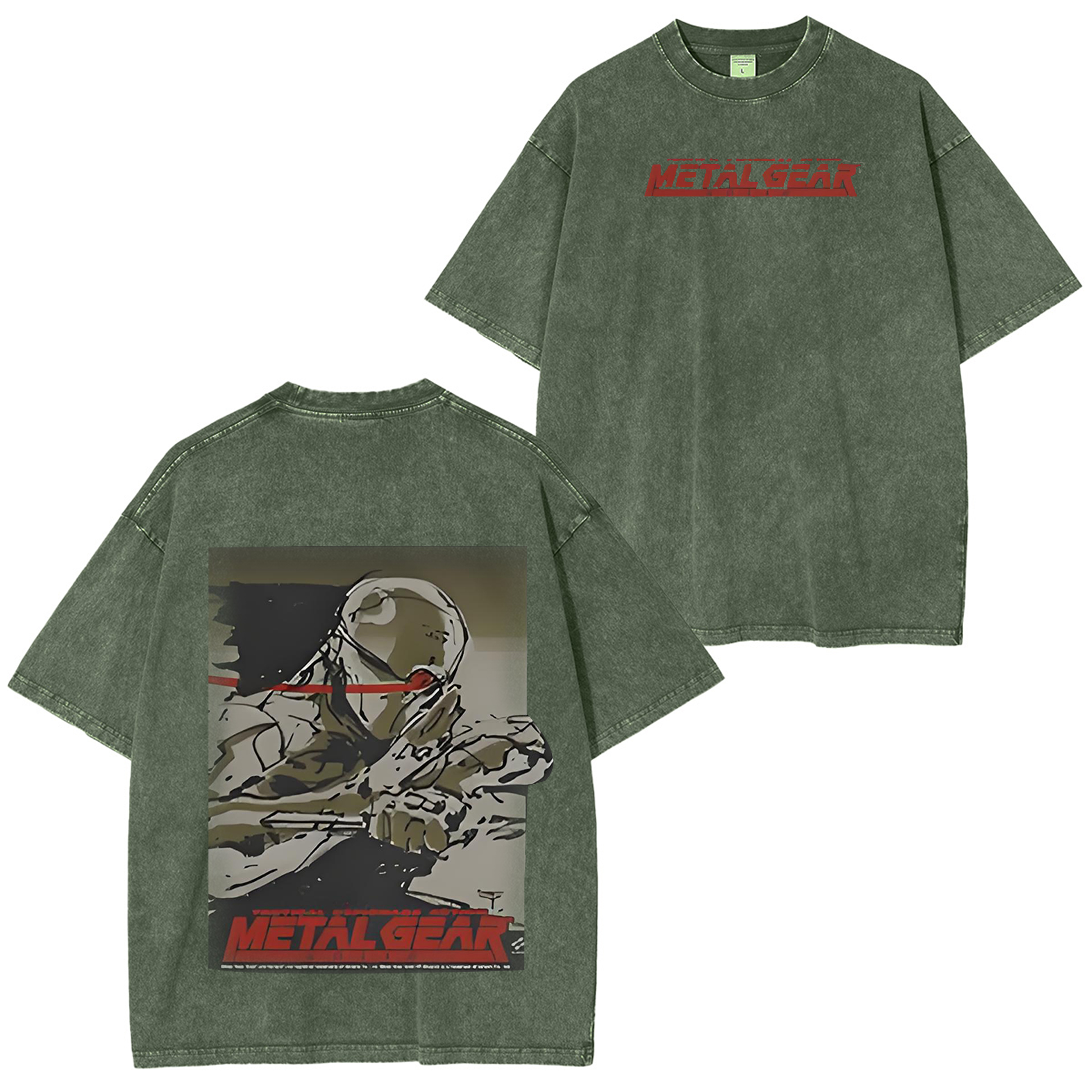 Metal Gear Solid Unisex Washed T-Shirt