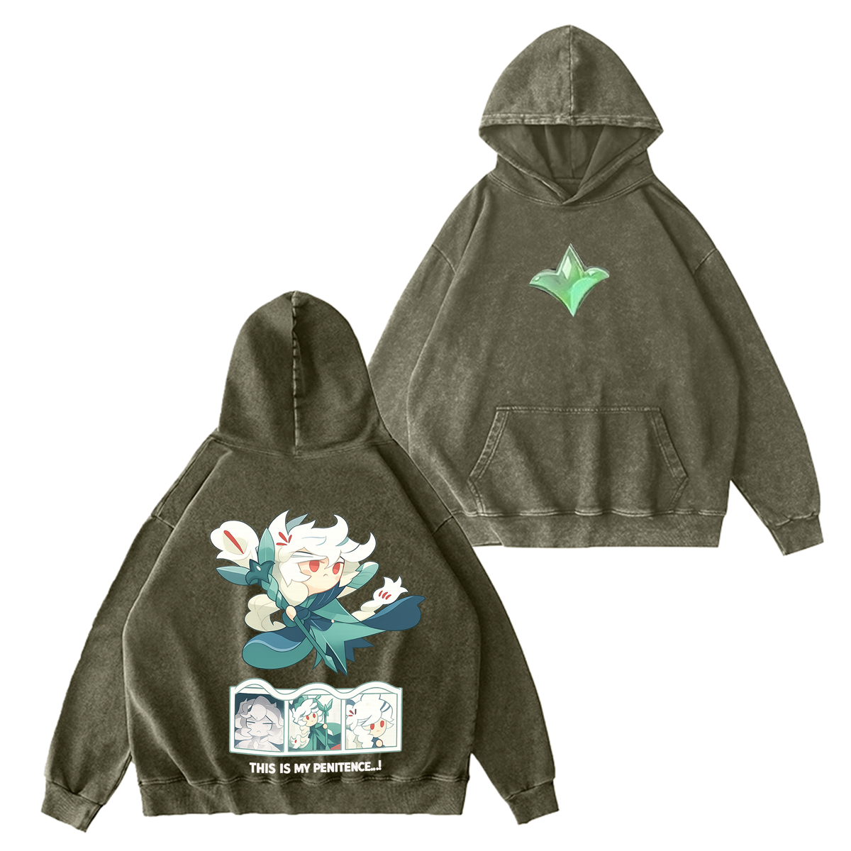 White Lily Cookie Unisex Washed T-shirt/Crewneck/Hoodie