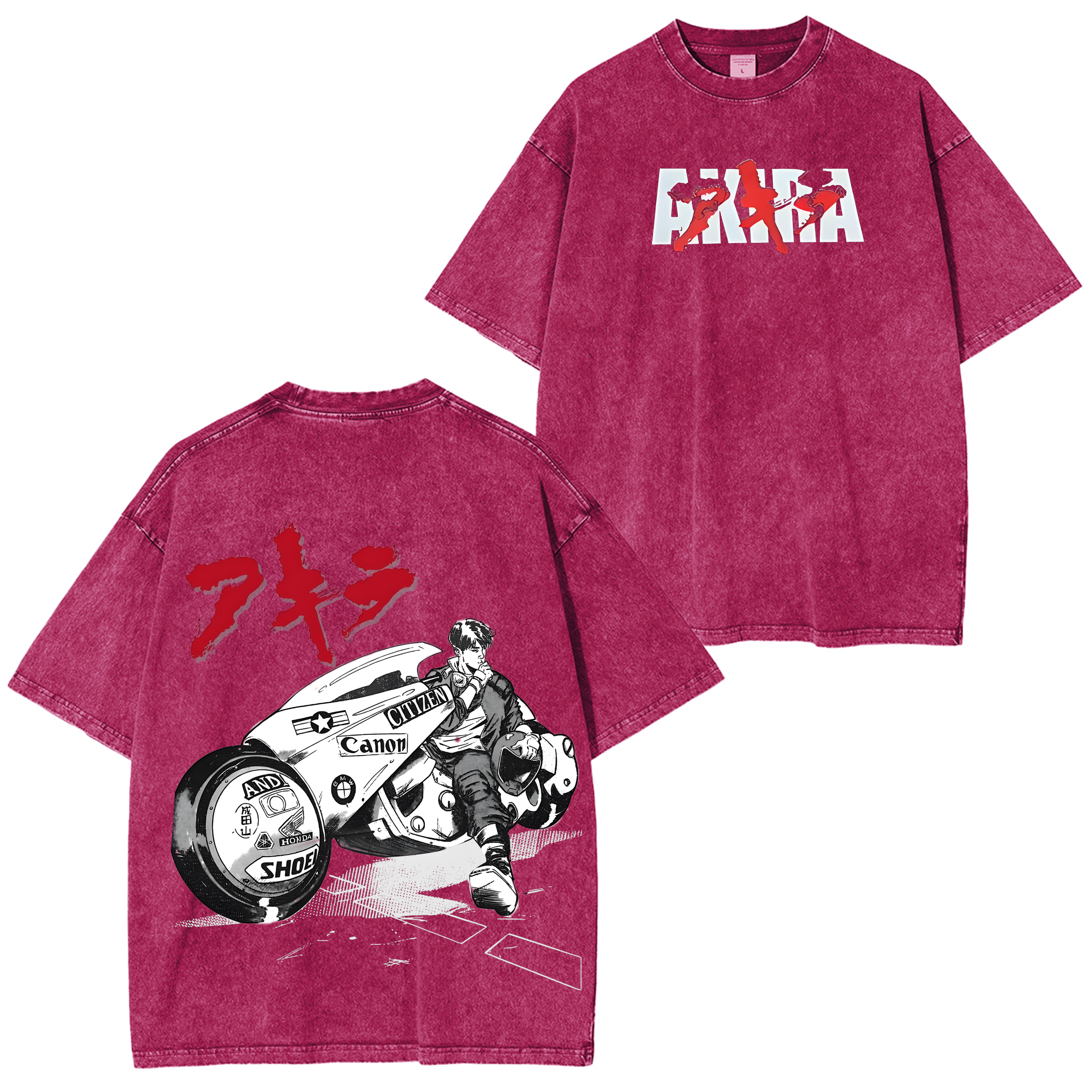 Shotaro Kaneda Vintage Unisex Washed T-Shirt