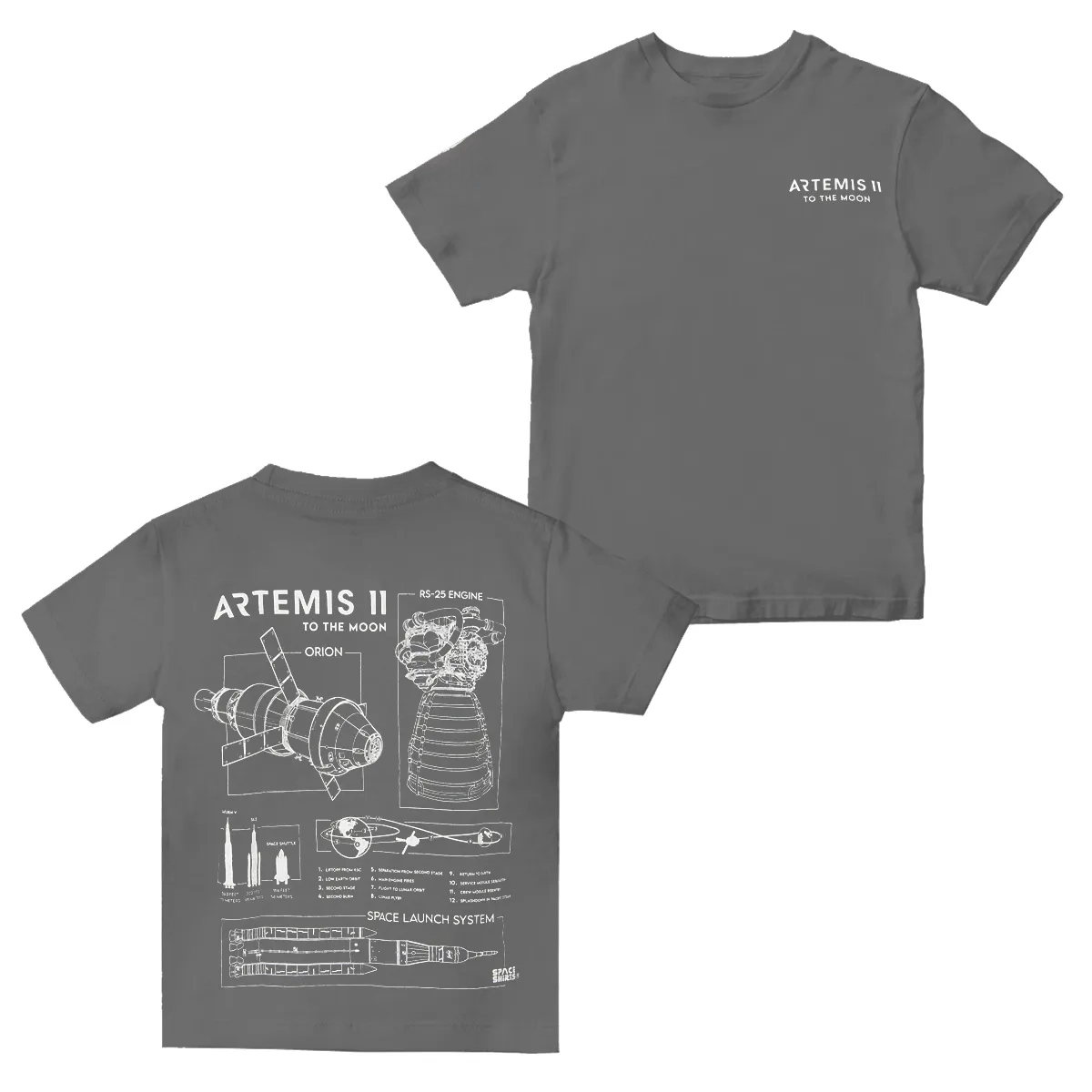 Artemis II Washed T-shirt/Crewneck/Hoodie