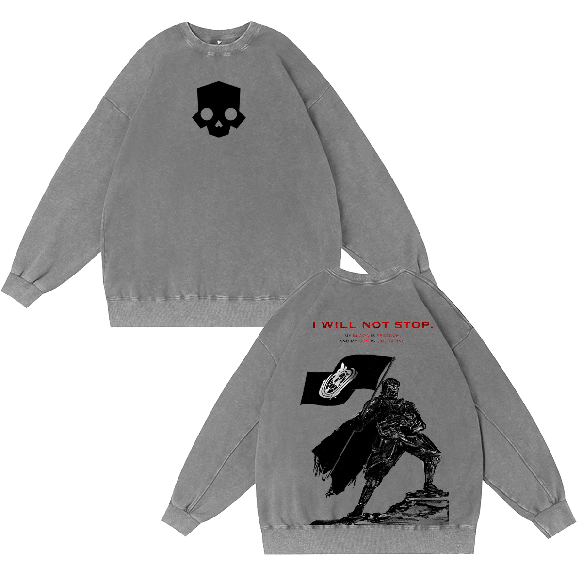 Helldivers 2 Washed T-shirt/Crewneck/Hoodie