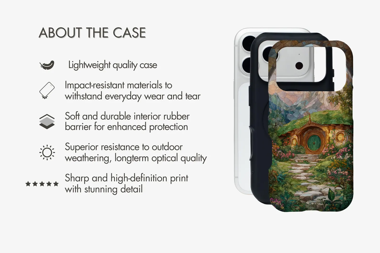 Fantasy Shire Village Phone Case