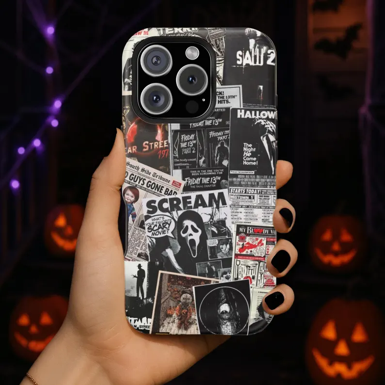 Y2K Scream Vintage Horror & Gothic Movies Phone Cases
