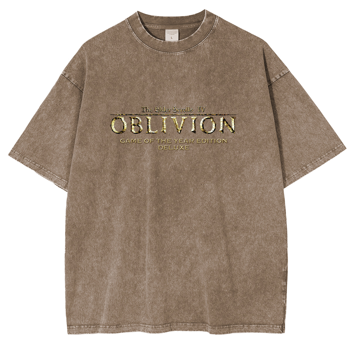 The Elder Scrolls IV Obilivion Remastered Vintage Washed Unisex T-Shirt