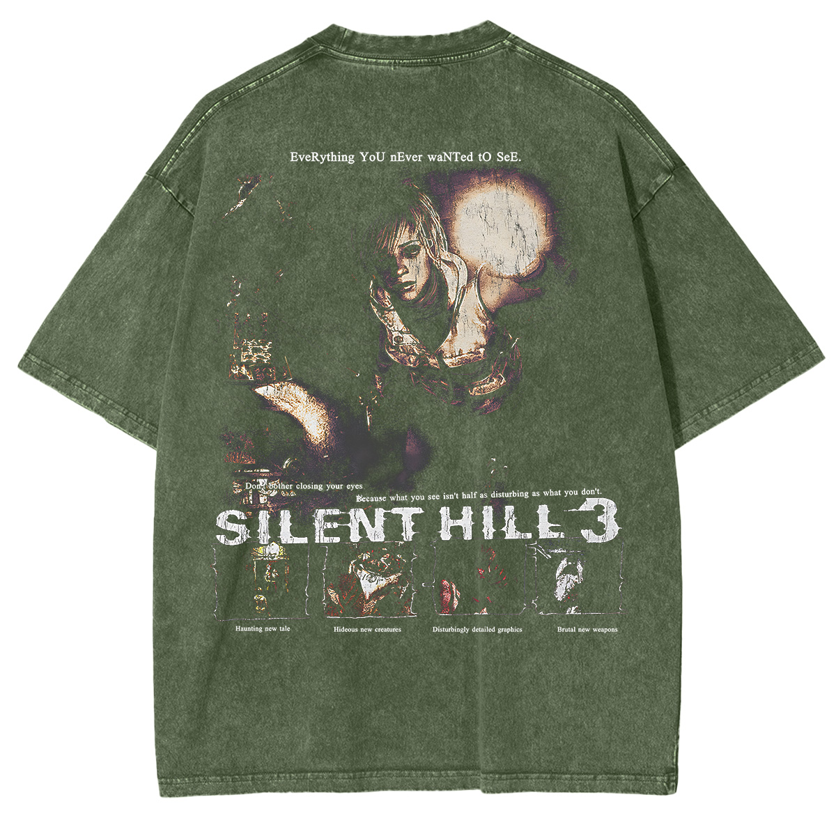 Silent Hill 3 - Everything You Never Wanted To See Unisex Washed T-Shirt
