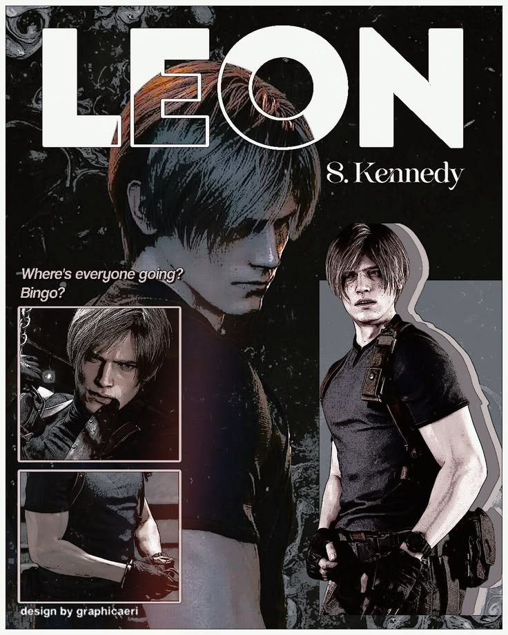 Leon S. Kennedy Resident Evil 40 oz Tumbler Cup