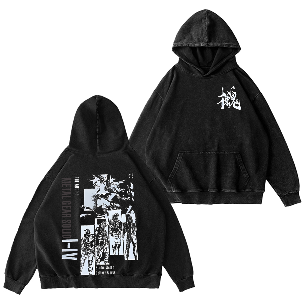 The Art of Metal Gear Solid I-IV Vintage Washed T-shirt/Crewneck/Hoodie