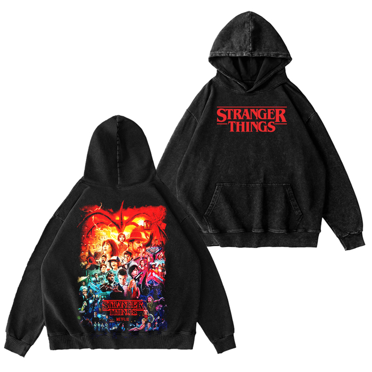 Stranger Things Vintage Washed T-shirt/Crewneck/Hoodie