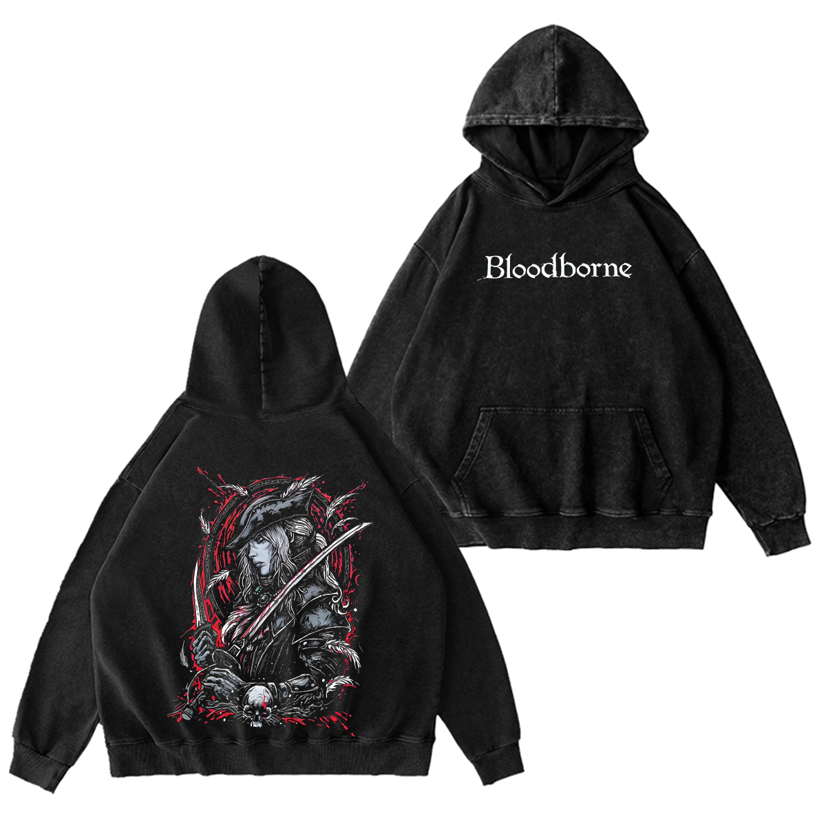 Bloodborne Vintage Washed T-shirt/Crewneck/Hoodie