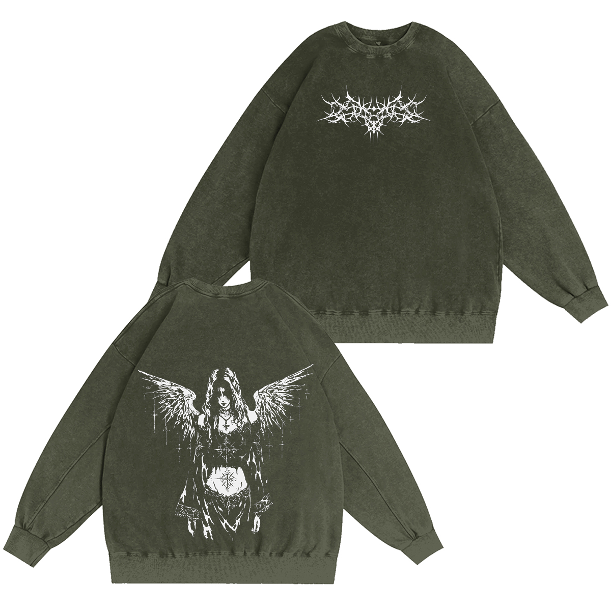 Angel Wings Vintage Washed T-shirt/Crewneck/Hoodie