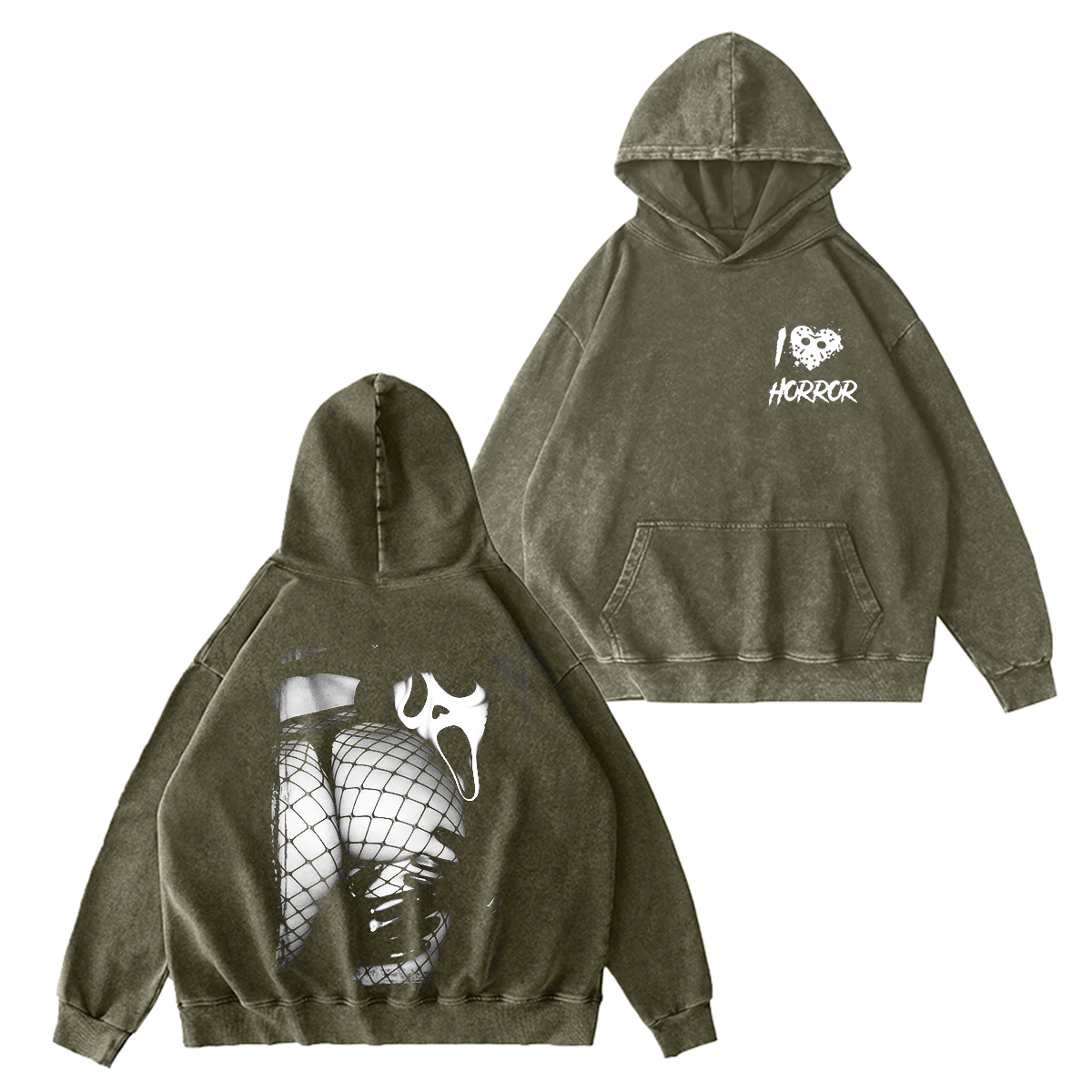 Mister Killer Sir Ghost Face Booty Vintage Washed T-shirt/Crewneck/Hoodie