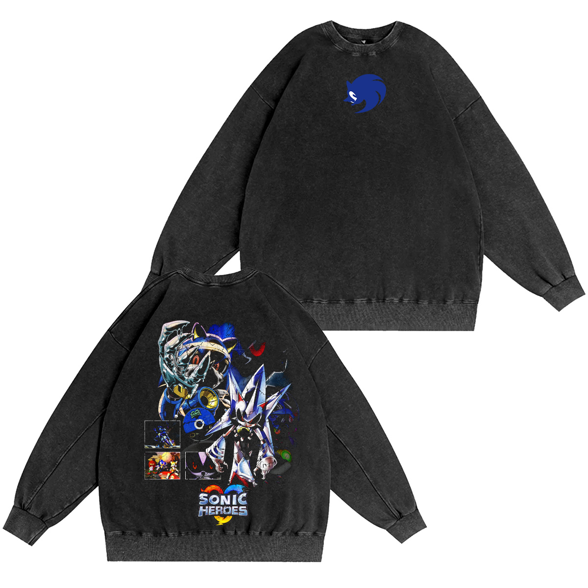 Sonic Heroes Vintage Washed T-shirt/Crewneck/Hoodie